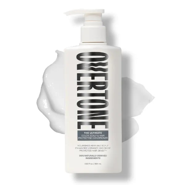 Overtone The Ultimate Conditioner: Hydrating & Strengthening Hair & Scalp Conditioner, Supports Color Longevity, Invigorating Tea Tree & Peppermint, Vegan & Cruelty-Free, 13 FL Oz