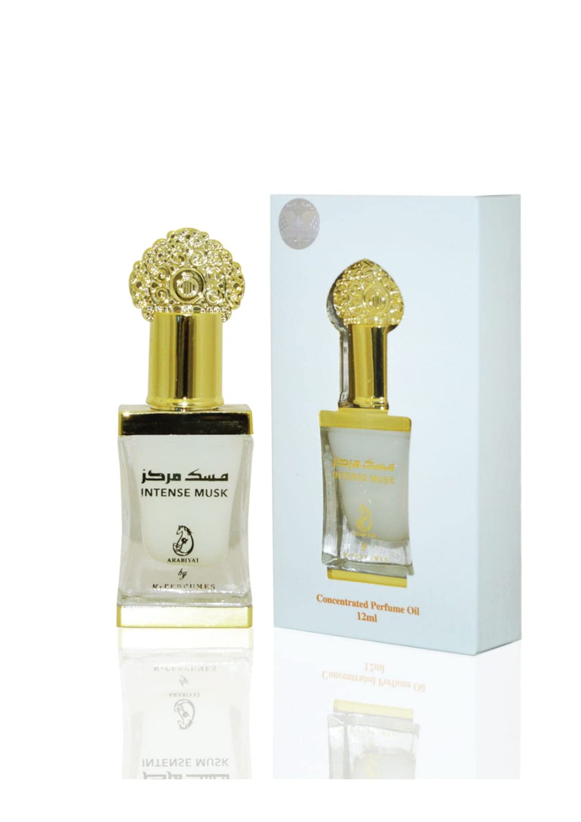 INTENSE MUSK from ARABIYAT, Non Alcoholic Concentrated Perfume Oil or Attar for Unisex, 12 ml