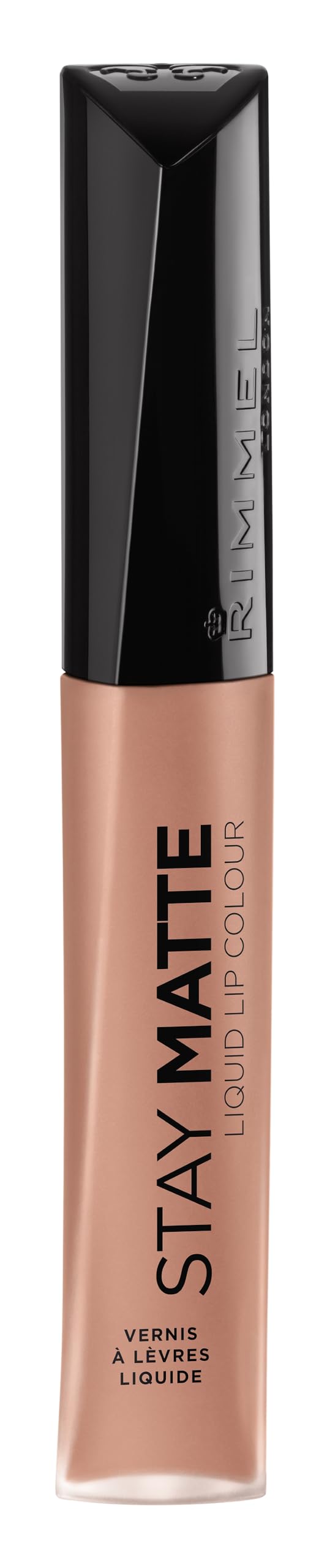 Rimmel London Stay Matte Liquid Lip Color with Full Coverage Kiss-Proof Waterproof Matte Lipstick Formula that Lasts 12 Hours - 710 Latte To Go, .21oz