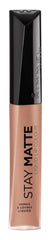 Rimmel London Stay Matte Liquid Lip Color with Full Coverage Kiss-Proof Waterproof Matte Lipstick Formula that Lasts 12 Hours - 710 Latte To Go, .21oz