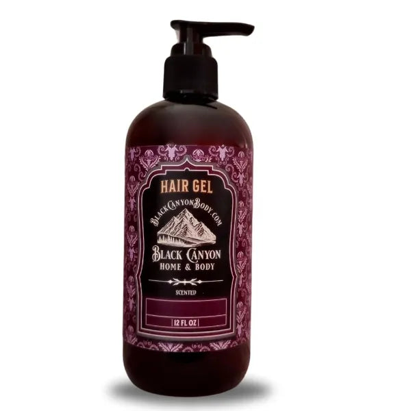 Black Canyon Home and Body Animal Cracker Scented Protein Hair Gel, Medium Hold, Alcohol-Free with Wheat Protein - 12 Oz