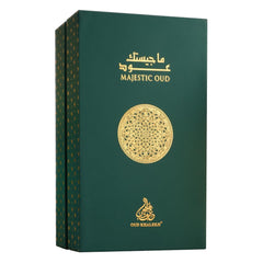 "Oud Khaleeji MAJESTIC OUD 100ml Perfume EDP - A Majestic Symphony of Opulence, Elegance, and Captivating Fragrance"