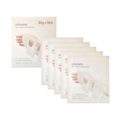 mixsoon Bean Collagen Hydrogel Mask 1PACK(35gX5ea) low molecular Deep Nutrition, Radiance, Hydration All-In-One