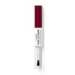 Wet n Wild Megalast Lock n' Shine, Dual-Ended Lip Colour and Clear Gloss, Vitamin E and Jojoba Oil Enriched Formula, Sizzling Siren Shade