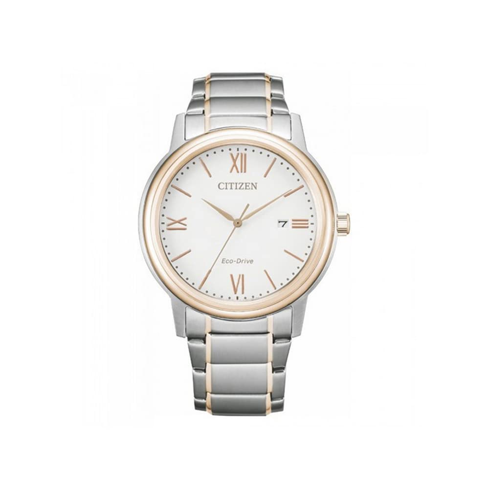 Citizen Mens Analogue Eco-Drive Watch with Stainless Steel Band