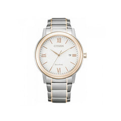 Citizen Mens Analogue Eco-Drive Watch with Stainless Steel Band