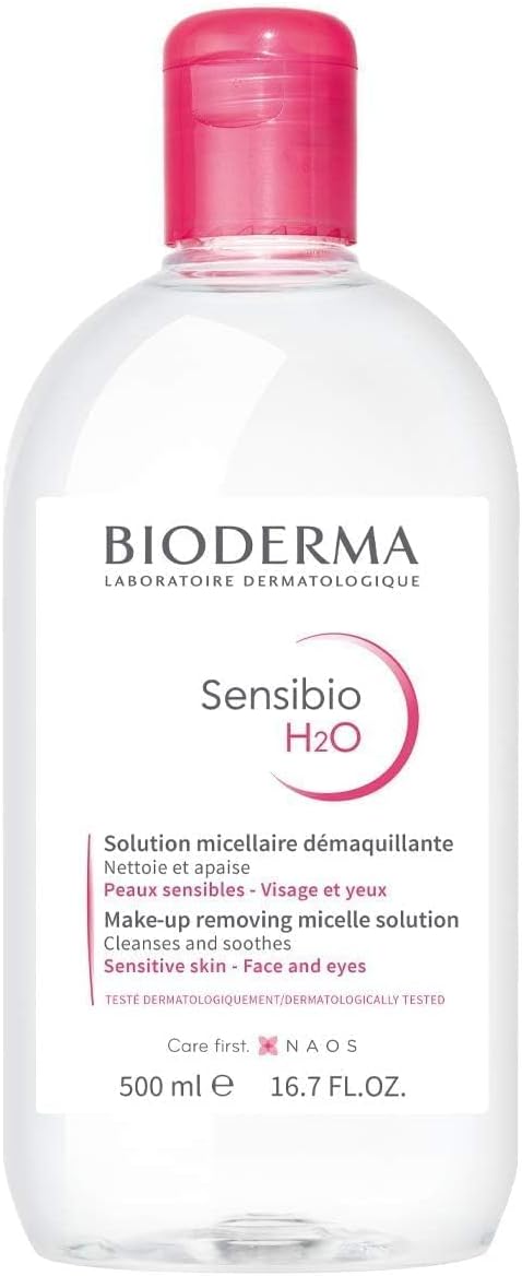 Bioderma Sensibio H2O Make-Up Removing Micellar Water - Sensitive Skin, 500ml