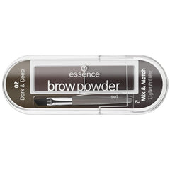 Essence Brow Powder Set, Dark and Deep 02, 2.3 gm