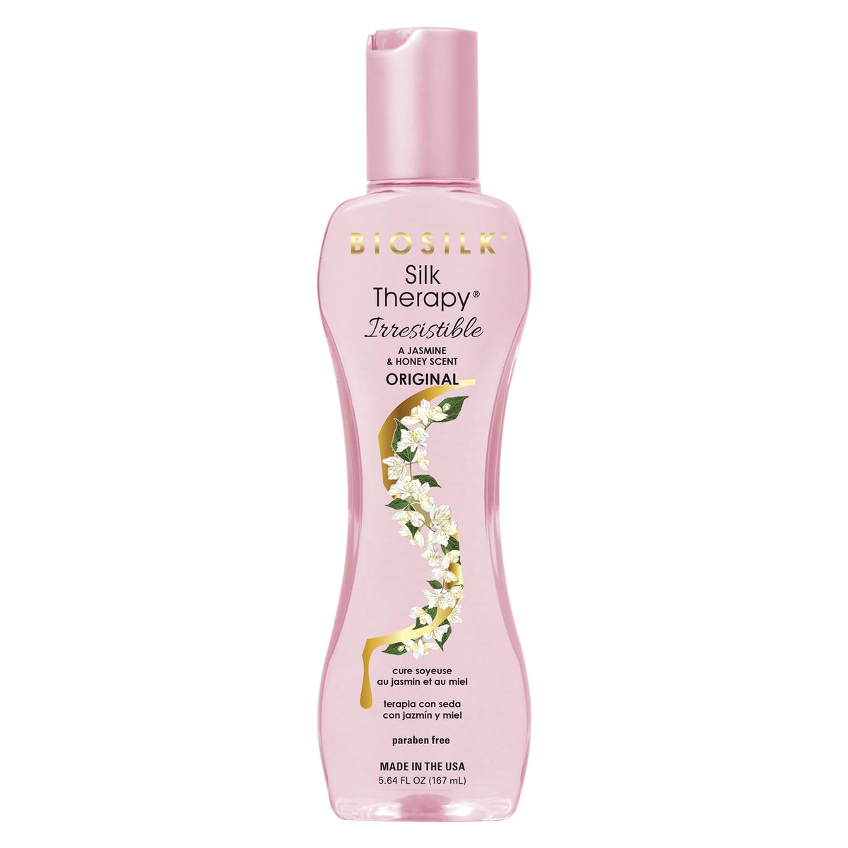 BioSilk Irresistible Collection Silk Therapy Leave-in Treatment 5.64oz. Jasmine & Honey Scent, 5.64