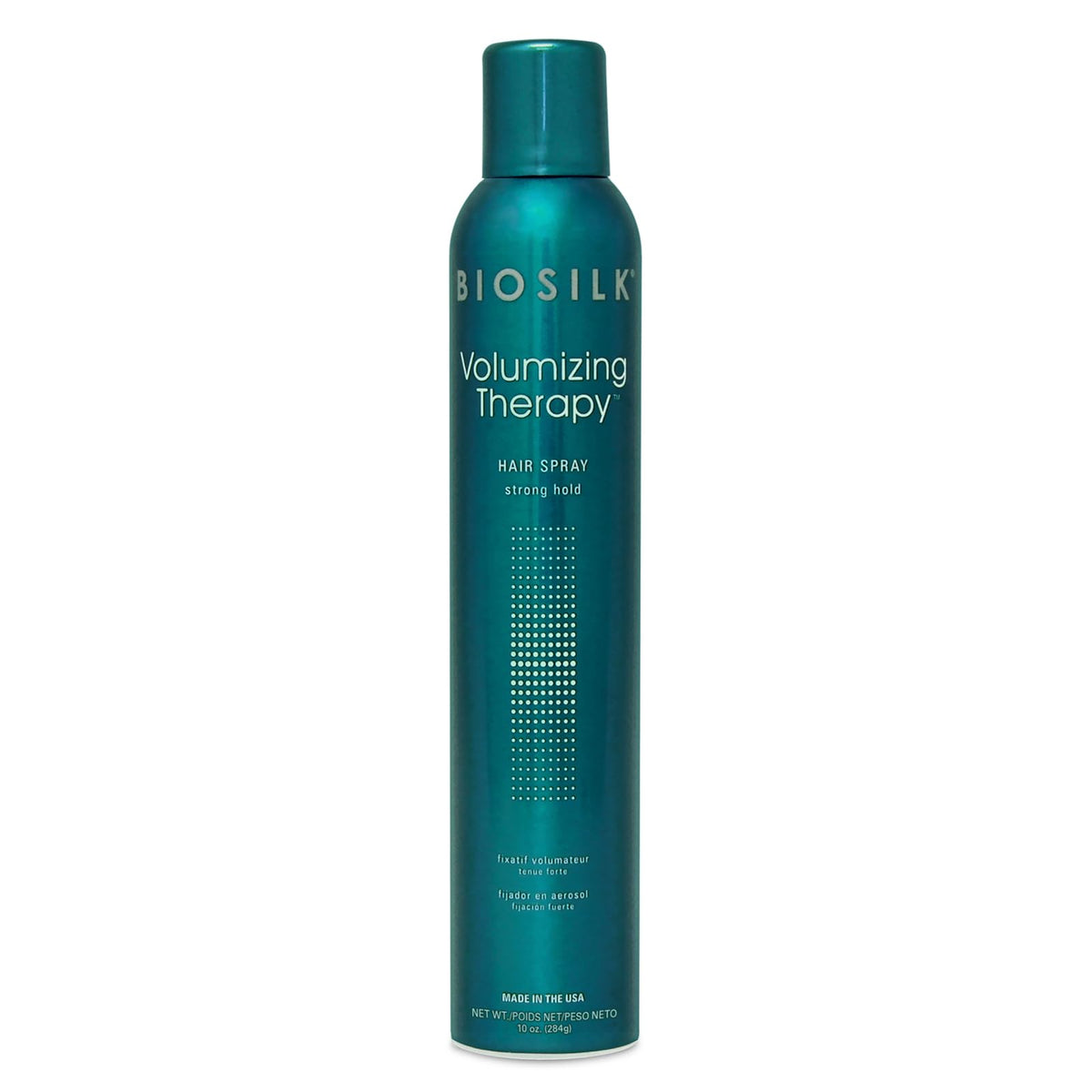 BioSilk Volumizing Therapy Hair Spray | Strong Hold, Volume, Silk Infused | Natural Ingredients, Paraben Free | 340g