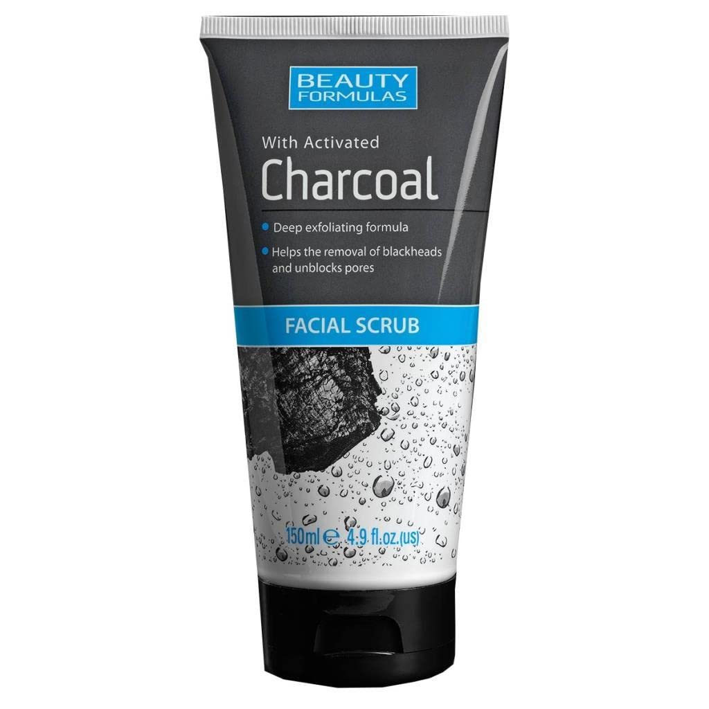 Beauty Formulas FACIAL SCRUB CHARCOAL 150ML
