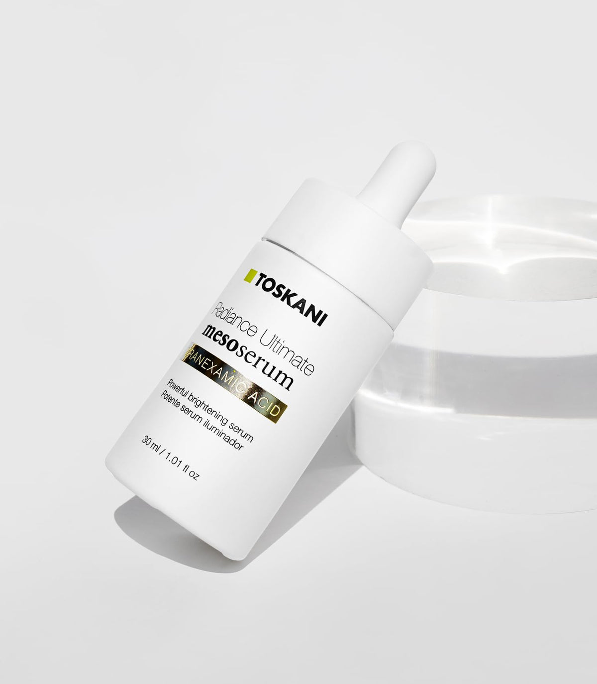 Toskani Radiance Ultimate Mesoserum with tranexamic acid for brightening and glowing skin
