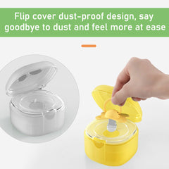 EWAN'S 2 Pcs Baby Dustproof Pacifier Holder, BPA-Free Portable pacifier Case Container Boxes, Sealed Pacifier holder Case Hygienic Design with Hanging Loop for Avent&Philips Pacifier Holder