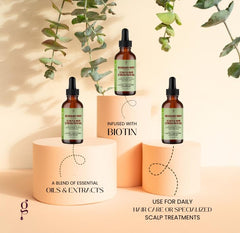 ROSEMARY MINT, SCALP & HAIR OIL, INFUSED W/BIOTIN & ENCOURGES GROWTH, FOR DAILY USE, SCALP TREATMENT, SPLIT END CARE & STRENGTHENING OIL