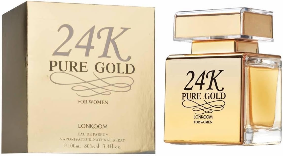 24K Pure Gold Eau de Perfume 80 ml by Usama Perfumes I Al Hafiz Oud