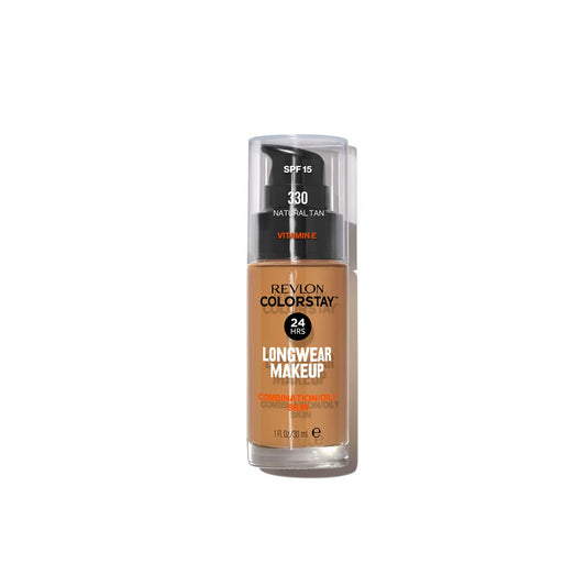 Revlon ColorStay Makeup Foundation for Combination/Oily Skin, 30ml, 330 Natural Tan