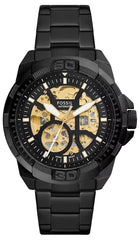 Fossil Bronson Automatic Black Stainless Steel Watch - ME3217