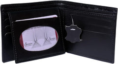 Wallet for Men Genuine Leather (Black)