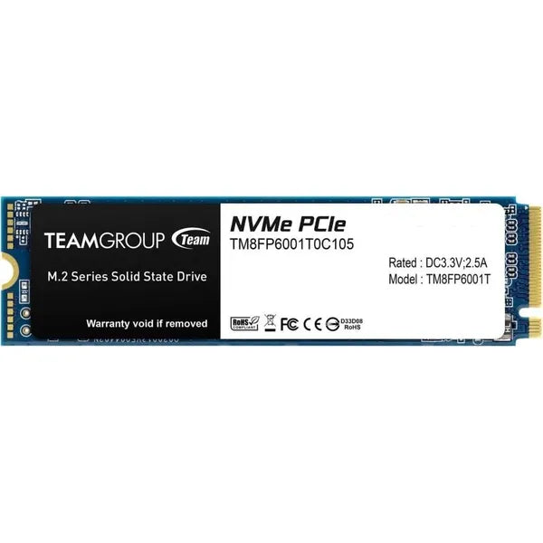 TeamGroup MP33 1TB M.2 PCIe GEN 3X4 With NVMe Internal SSD (TM8FP6001T0C101)
