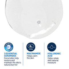 CeraVe Foaming Cleanser | Face and Body Wash for Normal to Oily Skin with Hyaluronic Acid, Niacinamide and Ceramides| Fragrance Free Paraben Free | 16Oz, 473 ML