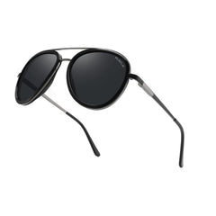 PUKCLAR Sunglasses for Men Polarized Lightweight TR90 Frame UV400 Spring Hinges Sunglasses