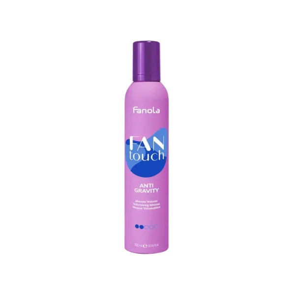 Fanola Fantouch Anti-Gravity Volumizing Hair Mousse, Professional Styling Mousse for Volume, Curls, and Lift - Vegan Formula - 10.14 Fl oz