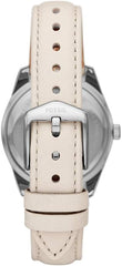 Fossil Women's Scarlette ES4555 Silver Leather Japanese Quartz Fashion Watch