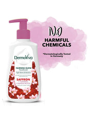 Dermoviva Fairness Glow Handwash - 3x200 ml | Cleanses & Fights Dark Spots | With Saffron, Turmeric & Sandalwood Extracts |