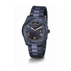 GUESS Men's 42mm Watch - Navy Strap Navy Dial Navy Case