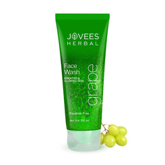 Jovees Clarifying Fairness Grape Face Wash, Green, 120 ml, Multicolor