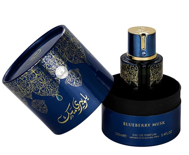 My Perfumes BLUEBERRY MUSK from ARABIYAT PRESTIGE Premium Musk Collection Eau De Parfum for Men and Women, 100ml