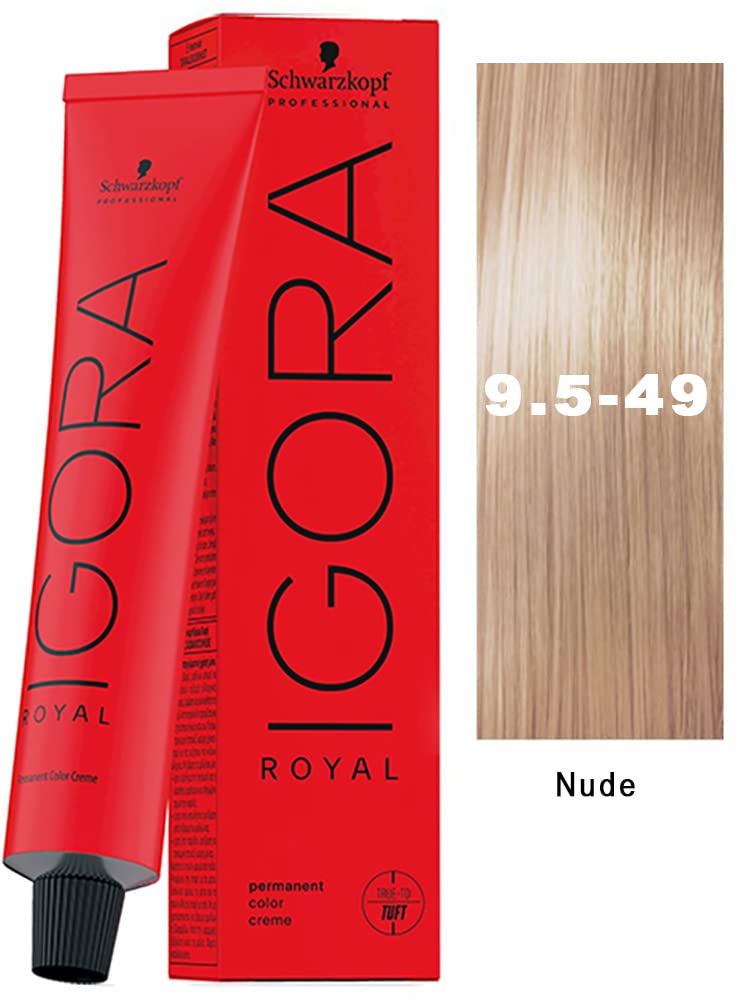 Schwarzkopf Professional IGORA ROYAL Permanent Color Creme (9.5-49 Nude)