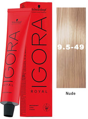 Schwarzkopf Professional IGORA ROYAL Permanent Color Creme (9.5-49 Nude)