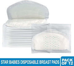 Star Babies Disposable Breast Pad - Pack of 12