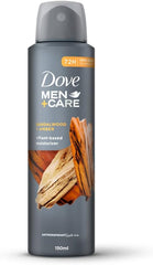 DOVE MEN + CARE Antiperspirant Deodorant Spray, Sandalwood & Amber, Plant-Based Moisturizer, Triple Defense Technology, 72H Protection, 150ml