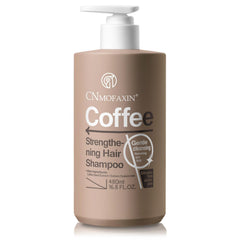 CNMOFAXIN Coffee Shampoo, Hair Growth, Volumising & Thickening Shampoo for Men & Women - With Coffee Seed Extract, Centella & Artemisia - Deep Cleansing, Silicone Free Daily Hair Care - 480ml