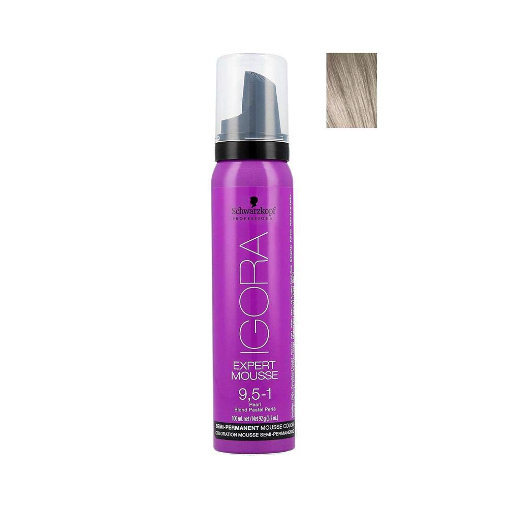 Schwarzkopf Professional Igora Expert Mousse Semi-Permanent Hair Color, 9.5-1