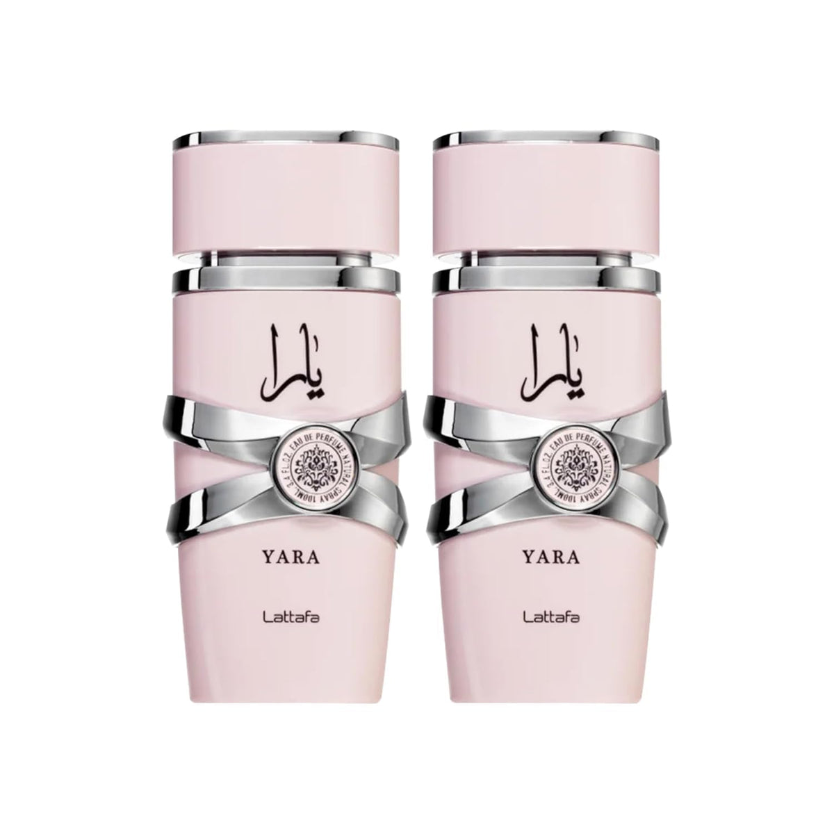 Lattafa Yara Eau de Parfum Spray for Women - 3.4 Ounce (Pack of 2)