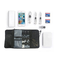 JeeDaar Accessories Bag Organizer, Universal Electronics Travel Gadgets Carrying Case Pouch for Charger USB Cables SD Memory Cards Earphone Flash Hard Drive