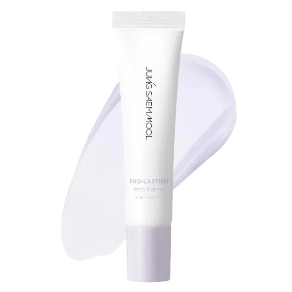 JUNG SAEM MOOL Pro-Lasting Prep Primer #Bare-lavender | Hydrating, Pore-Blurring Korean Primer for face before makeup with Velvet Finish