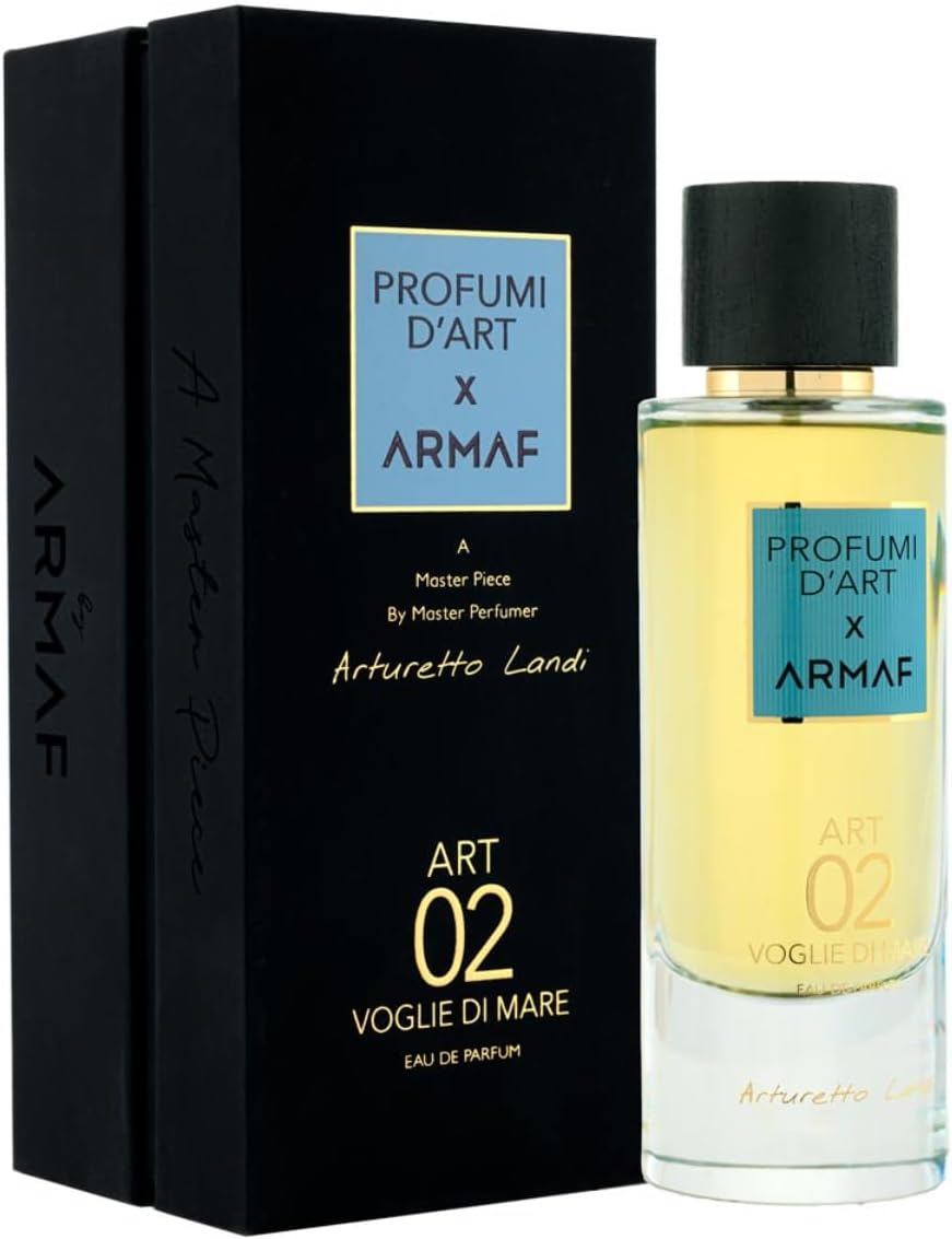 Armaf Profumi D Art 02 Voglie Di Mare Arturetto Landi Eau De Parfum 100ml For Unisex, Perfumes For Men, Perfume For Women, Luxury Fragrance, Long Lasting