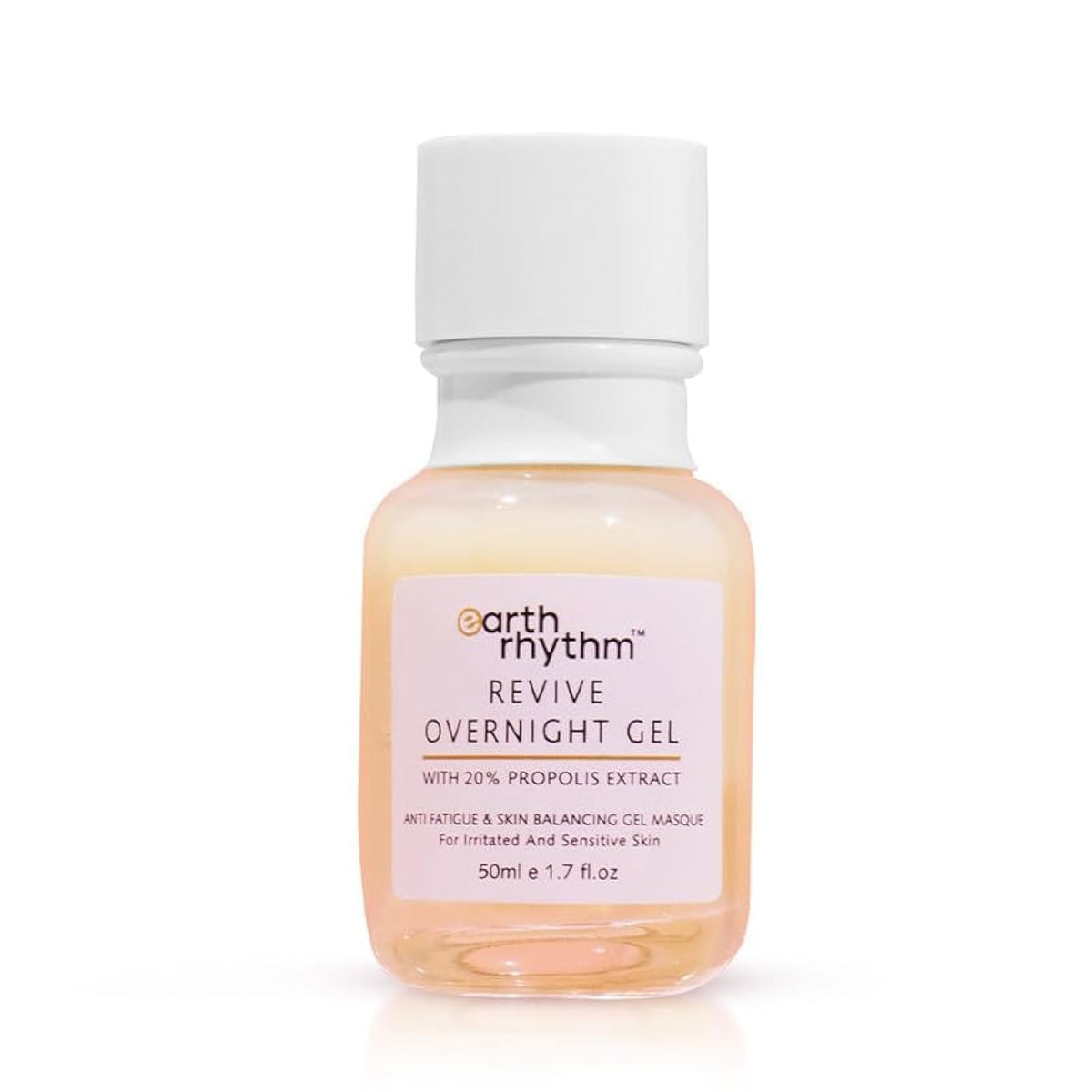Earth Rhythm 20% Propolis Gel, For Irritated & Sensitive Skin - 50 ML | Detoxify Skin, Retain Skin Moisture, Protect Skin from Environmental Damage