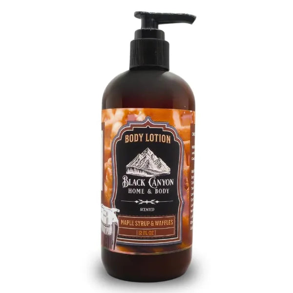 Black Canyon Home and Body Maple Syrup & Waffles Scented Body Lotion with Lanolin and Jojoba Oil, 12 Oz