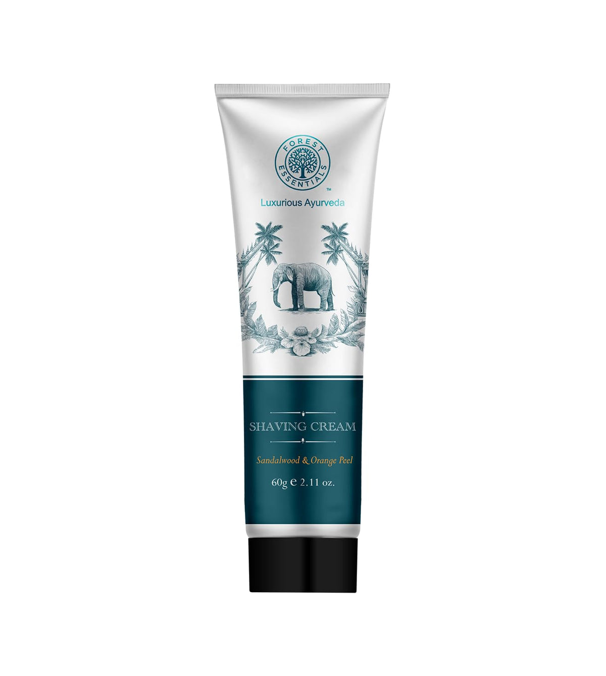 Forest essentials Shaving Cream Sandalwood & Orange Peel 60 Gms.