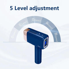 MLAY T14 Hair Removal Device with Ice Cooling Care Function Permanent for Women and Men Hair Removal,500000 Flashes, 5 Energy Levels,Painless Epilator For Face and Body 2*HR Lamps