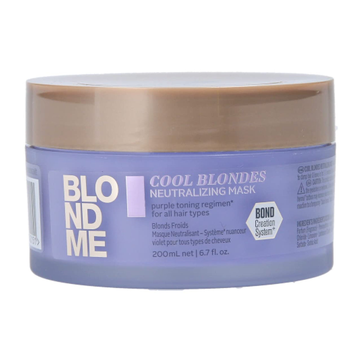 Schwarzkopf Professional Blondme Cool Blondes Neutralizing Mask, 6.7Fluid Ounce, 2631948