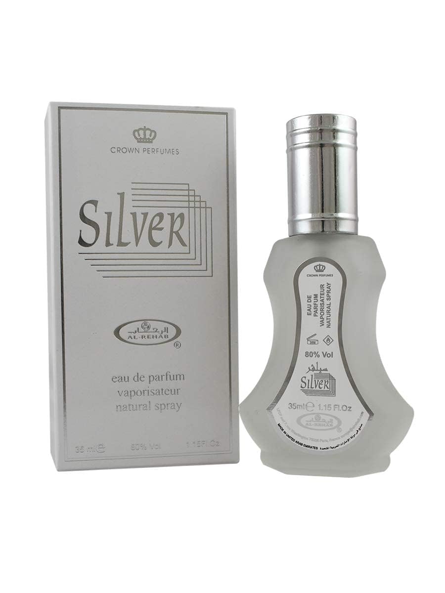 Silver by Al Rehab for Men & Women - Eau de Parfum, 35ml