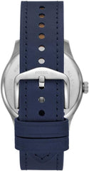 Fossil Dayliner Three-Hand Navy Leather Watch - FS5924