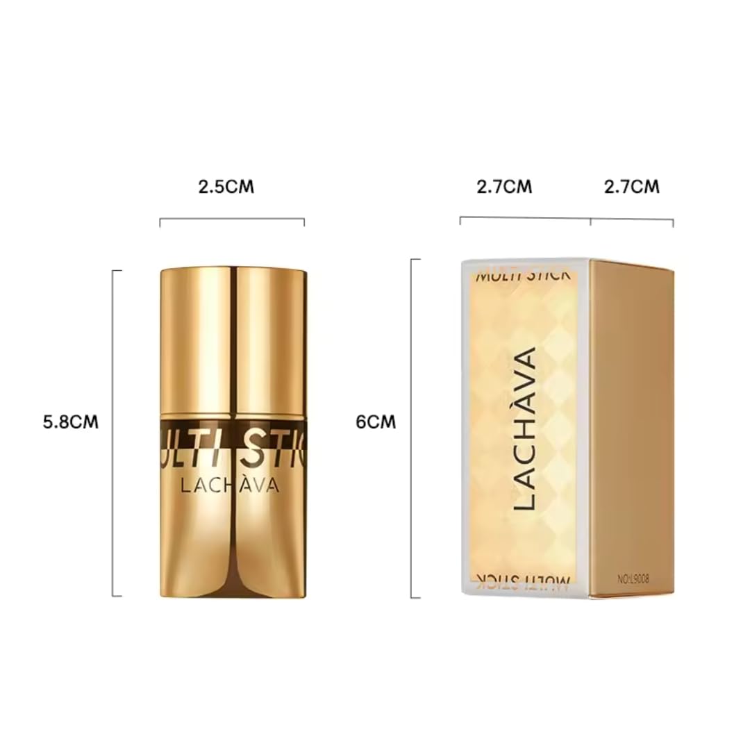 NIKITA.VIVI 3 in 1 Multi Stick for Blush Eyeshadow & Lipstick (#10), Eyeshadow Lipstick and Face Blusher Cream, Non Sticky Moisturizing Hydrating Smooth Face Blush Makeup Lipstick 8G