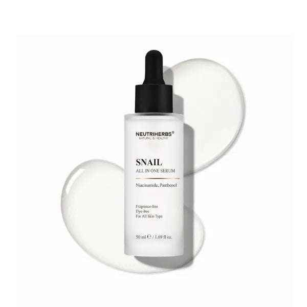 NeutriHerbs Pro 10% Snail Mucin Serum, 20X Concentrated Anti-Aging Powerhouse for Sensitive Skin, Ultra-Hydrating & Non-Sticky Formula, Made with USA-Sourced Snail Secretion Filtrate - 1.69 fl oz